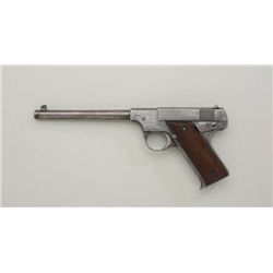 Hartford Arms & Equipment Co. single shot  pistol, .22LR cal., 6-3/4” barrel, blue  finish, grooved 