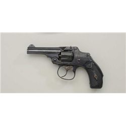 Smith & Wesson New Departure hammerless DA  revolver, .32 cal., 3” barrel, blue finish,  checkered h