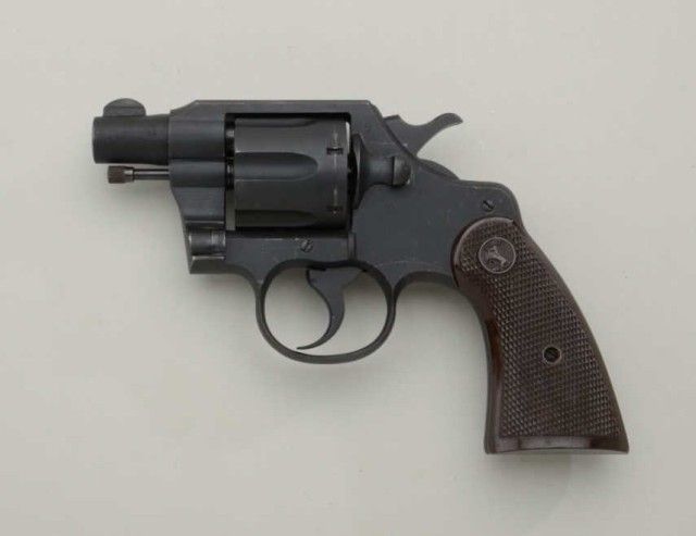 Colt Commando Da Revolver 38 Special Cal 2 Barrel Parkerized Finish Flaming Bomb Proof On L