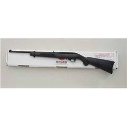 Ruger Model 10/22 semi-auto rifle, .22LR  cal., 18-1/2” barrel, mat black finish,  checkered composi