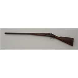 Parker Bros. SxS exposed hammers shotgun, 12  gauge, 29” Damascus barrels, wood stocks,  #26522; in 