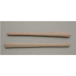Pair of unfinished flame maple axe handles,  each approx. 20” in length, great for use as  blanks fo