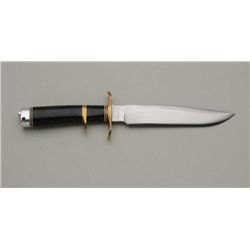 Custom knife by Classic Blades Model 1-7  Sub-Hilt Carbon Steel, approx. 12” overall  with a 7” blad