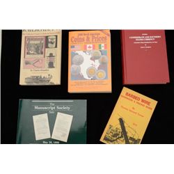 Lot of approx. 15 collectible guide books on  antiques and collectibles, coins, Confederate  currenc