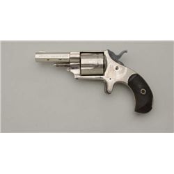 Antique Forehand and Wadsworth “The Bull Dog”  spur trigger revolver, .38 cal., 2-1/2”  octagon barr