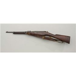 French Berthier Chatellerault bolt action  rifle Model 1892, 8mm cal., #23676 in overall  fair + con