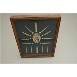 Cartridge board by Tatonka Cartridge Co.,  approx. 19” x 15”, Safari Collection  consisting of 14 di