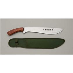 Stainless steel Scorpion Model large knife,  approx. 19” overall with 13” blade in like  new conditi