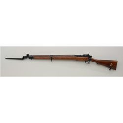 British Enfield No. 4 MK I bolt action rifle  with bayonet and scabbard, no magazine, .303  cal., #B