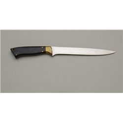 Custom knife by Swain of So. Pasadena, CA  (1984), in excellent condition, approx. 12”  overall with