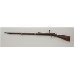German Model 1871 needle fire bolt action  rifle, 11mm cal., #6479p in overall fair  condition, miss
