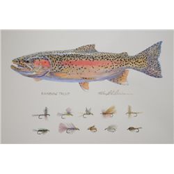 Beautiful large color print on heavy rag  paper by noted wildlife artist Mike Stidham  entitled “Rai