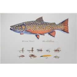 Beautiful large color print on heavy rag  paper by noted wildlife artist Mike Stidham  entitled “Bro