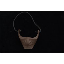 Menpo Samurai face mask from the movie "The  Last Samurai" starring Tom Cruise, as used by  Katsumot