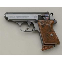 Walther PPK Commercial DA semi-auto pistol,  RZM marked, 7.65mm cal., #835334 in overall  fine condi