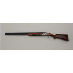 Cased Belgian-made Browning Diana Grade O/U  shotgun, two barrel set, 12 gauge, deluxe  checkered wo