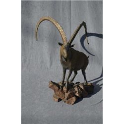 An excellent original bronze of African  wildlife by Doug Van Howd number 1 of 50.  Doug Van Howd wa