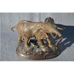 Original bronze by Doug Van Howd numbered 25  of 50 showing Ronald Reagan inscription which  was in 