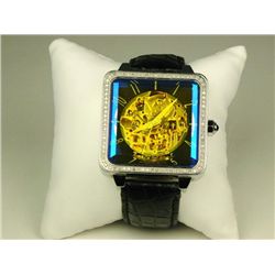 Exquisite gents limited edition (stamped 38  of 100) ANDROID automatic watch set with 80  round diam