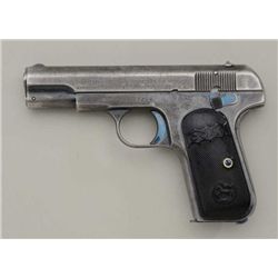 COLT 1903  32 AUTO WITH BBL BUSHING, EARLY  PRODUCTION #96204.  20-40% ORIGINAL BLUE,  EARLY GRIPS, 
