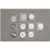 Image 1 : Bag lot of 10 different gem proof graded  Canadian silver dollars dates back to 1970s.  Est. $100-$3