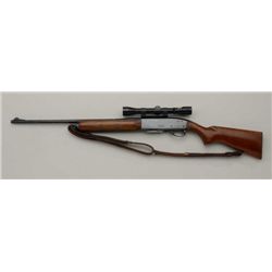 Remington Model 740 semi-auto rifle, .30-06  cal., blue finish, wood stocks, leather  sling, #14425 