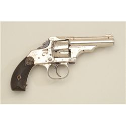 Merwin & Hulbert pocket DA revolver, folding  hammer, .32 cal., 3” barrel, nickel finish,  checkered