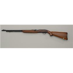J.C. Higgins Model 30 semi-auto rifle, .22LR  cal., 24” barrel, blue finish, wood stock,  #NVSN. Thi