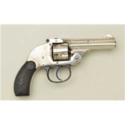 Harrington & Richardson concealed hammer DA  revolver, .32 S&W cal., 3” barrel, nickel  finish, chec