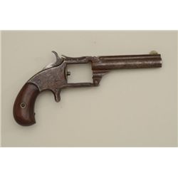 Smith & Wesson New Model 1-1/2 tip-up, .32  cal., frame, barrel and grips only; #119344;  good parts