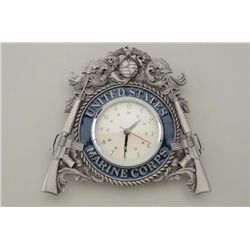 Budweiser advertiser – U.S.M.C. and U.S.M.C.  clock; great decorators for any Marine’s man  cave!  E