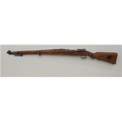German Mauser K98 bolt action rifle, 7.92mm  cal., #34378 in overall good condition with a  fair + b