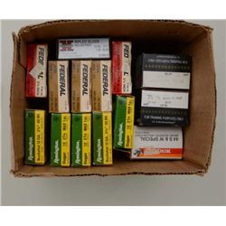 Small ammo lot consisting of approx. 11 five  round boxes of 12 gauge shotgun shells by  various mak