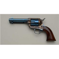 Italian-made Cimarron copy of a Colt SAA  revolver, .45 cal., 4-3/4” barrel, blue and  case hardened