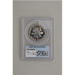 1962 dated Franklin half-dollar PCGS graded  proof 64 cameo.  Est. $50-$150.