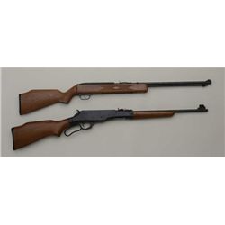 Lot of 2 pellet guns. #1 is a Smith & Wesson  in .177 cal. SN:023981. The S&W remains in  very good 