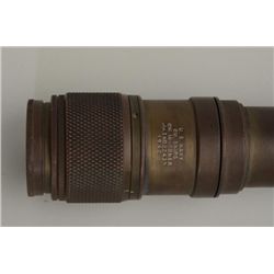 U.S. NAVY, B.U. SHIPS TELESCOPE 16 POWER MKI,  NO. 22435 DATED 1942.  31”OVERALL.  VERY  GOOD PLUS C