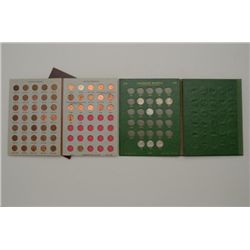 Lot of three coin books. One Jefferson  Nickels to Lincoln pennies. The first Lincoln  penny book be