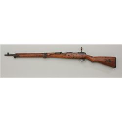 Japanese Arisaka bolt action rifle, 7.7mm  cal., #16608 in fair condition, uncleaned,  ground mum, m