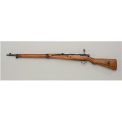 Japanese Arisaka bolt action rifle, 8mm cal.,  #22030 in overall fair to good condition  with scatte