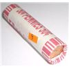 Image 1 : ROLL OF 1990-D UNC PENNIES *UNC ROLL* PENNIES 50 TOTAL *ROLL CAME OUT OF SAFE DEPOSIT BOX*!!