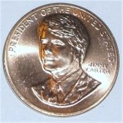 1977 INAUGURATED *JIMMY CARTER* COIN *RARE HARD TO FIND MS+ HIGH GRADE*!! COIN CAME OUT OF SAFE!!
