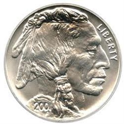 2001-D SILVER BUFFALO *NOT GRADED*  BOOK VALUE FOR A MS-70 IS $1500+ *EXTREMELY RARE MS HIGH GRADE*!