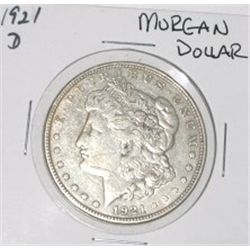 1921-D MORGAN SILVER DOLLAR *NICE EARLY SILVER DOLLAR*!! SILVER DOLLAR CAME OUT OF SAFE!!