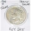 Image 1 : 1926-D PEACE SILVER DOLLAR *RARE KEY DATE EARLY SILVER DOLLAR!! SILVER DOLLAR CAME OUT OF SAFE!!