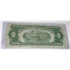 Image 2 : 1953 SERIES $2 RED SEAL DOLLAR BILL SERIAL # A44791601A *RARE EARLY VERY FINE RED SEAL BOND NOTE*!!