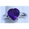 Image 1 : 19.05 CTW AMETHYST RING .925 STERLING SILVER