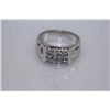 Image 1 : 27.9 CTW CZ RING .925 STERLING SILVER