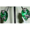 Image 1 : NATURAL 41.50 CTW ONEX EARRING .925 STERLING SILVER