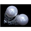 Image 1 : 26.35 CTW PEARL  ANTIQUE LOOKING JEWELRY .925 STERLING